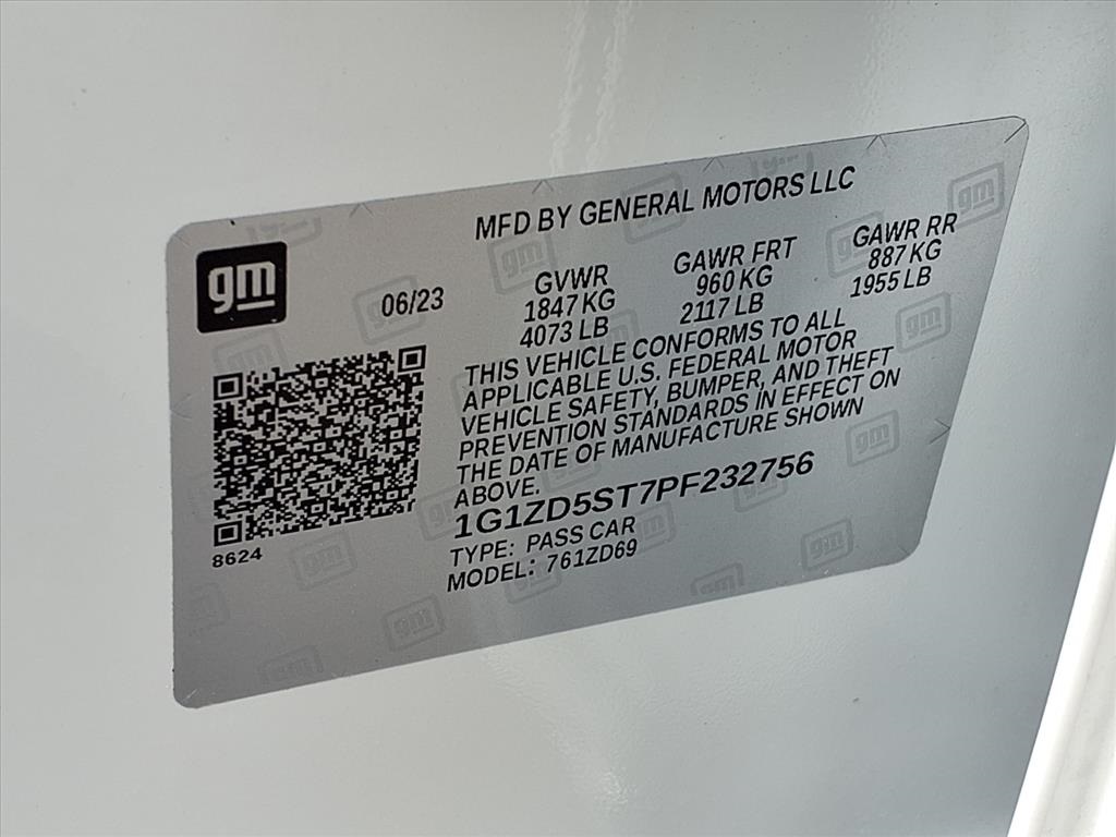 2023 Chevrolet Malibu LT White at Toyota of Victoria