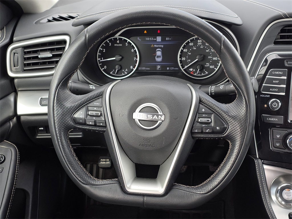 2023 Nissan Maxima SV White at Big Star Chrysler Jeep Dodge Ram 