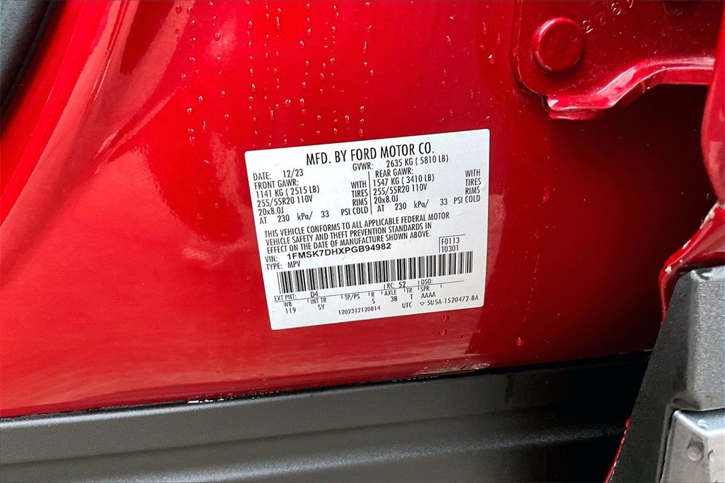 2023 Ford Explorer XLT Red at Community Honda