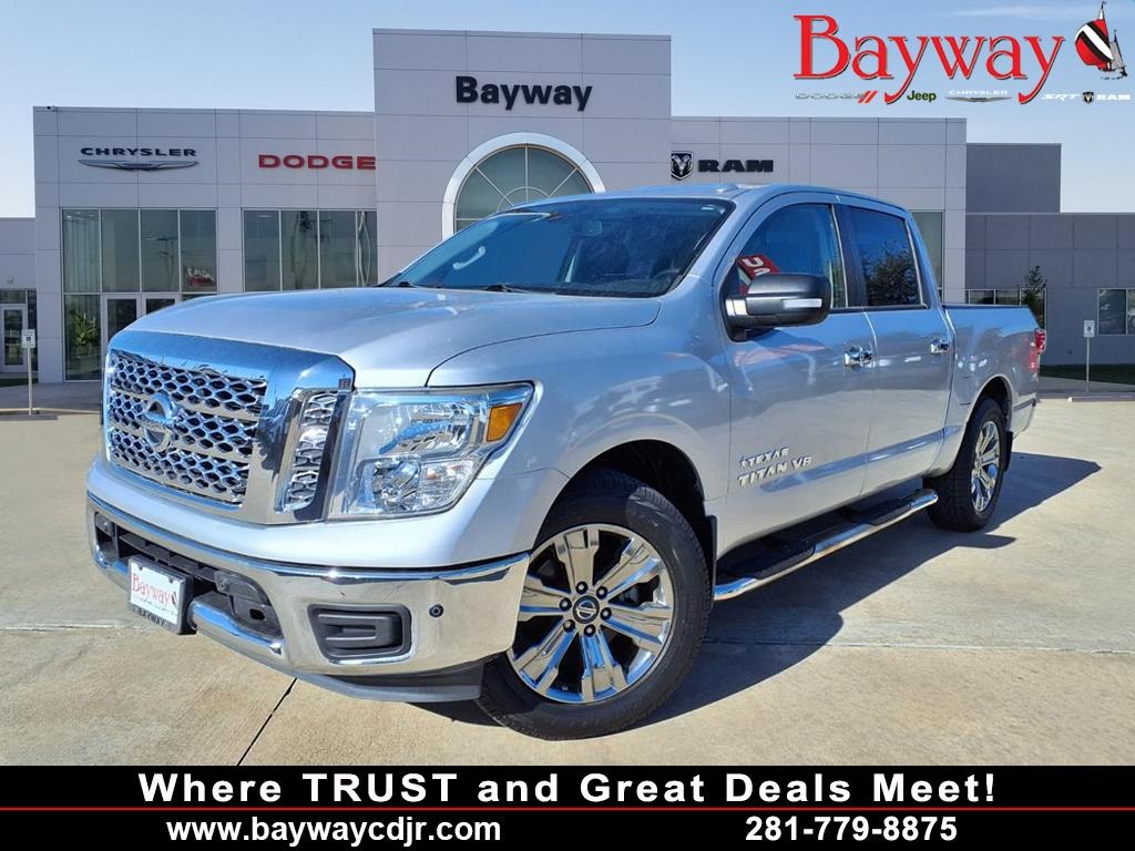 2018 Nissan Titan SV Silver at Texan Dodge Chrysler Jeep Ram