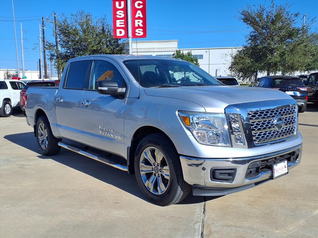 2018 Nissan Titan SV Silver at Texan Dodge Chrysler Jeep Ram