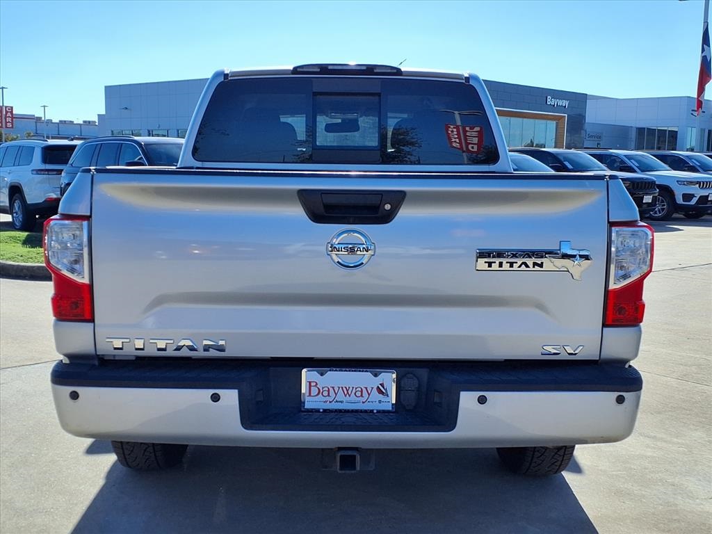 2018 Nissan Titan SV Silver at Texan Dodge Chrysler Jeep Ram