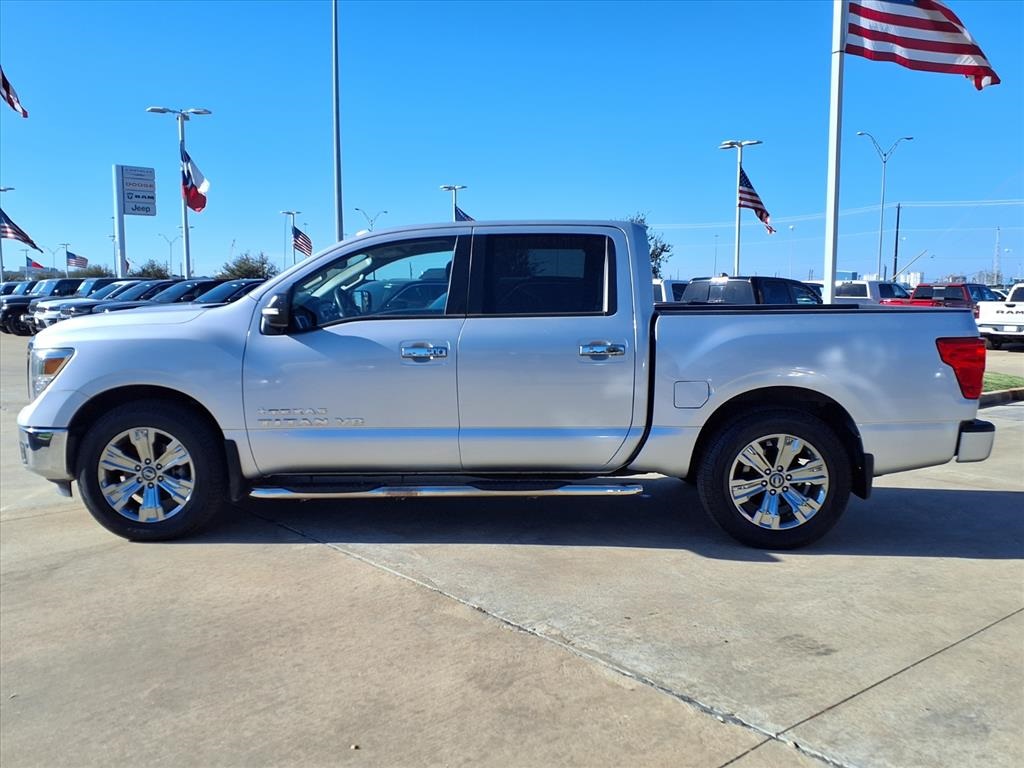 2018 Nissan Titan SV Silver at Texan Dodge Chrysler Jeep Ram