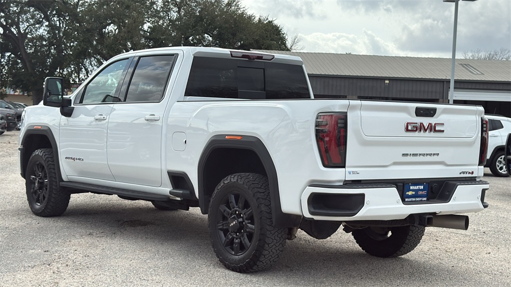2024 GMC Sierra 2500HD AT4 White at Central Houston Nissan