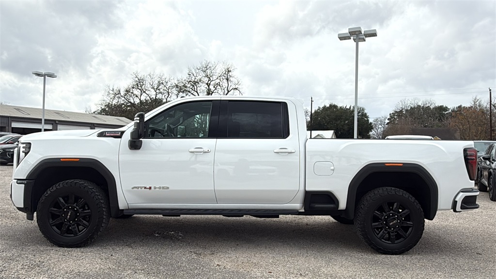 2024 GMC Sierra 2500HD AT4 White at Central Houston Nissan