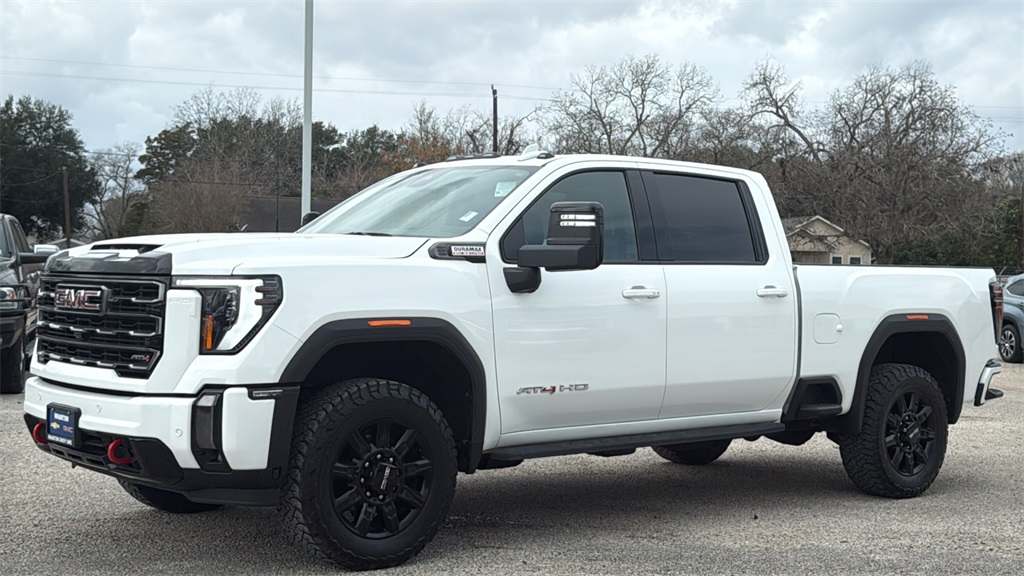 2024 GMC Sierra 2500HD AT4 White at Central Houston Nissan