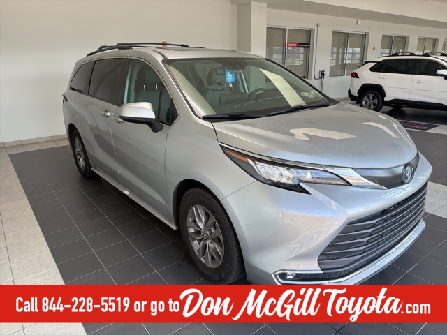 2023 Toyota Sienna XLE Silver at Don McGill Toyota