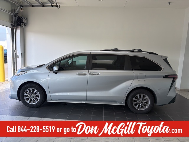 2023 Toyota Sienna XLE Silver at Don McGill Toyota
