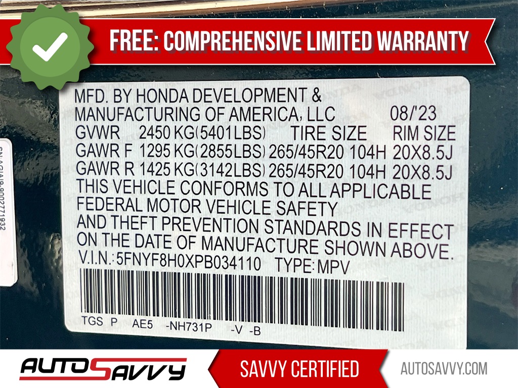2023 Honda Passport Elite Black at AutoSavvy Houston Southwest