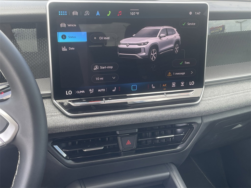 2025 Volkswagen Tiguan 2.0T S White at DeMontrond Auto Country