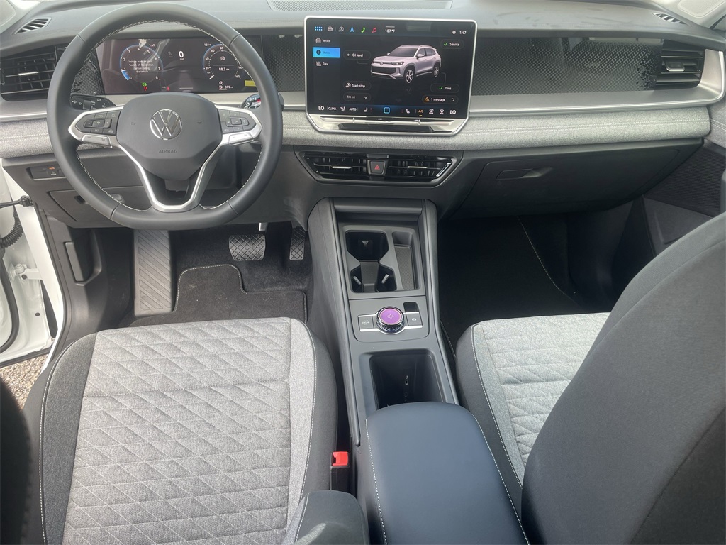 2025 Volkswagen Tiguan 2.0T S White at DeMontrond Auto Country