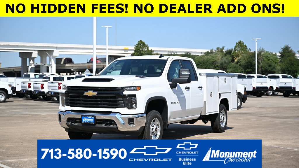 2025 Chevrolet Silverado 2500HD Work Truck White at Classic Chevrolet Galveston