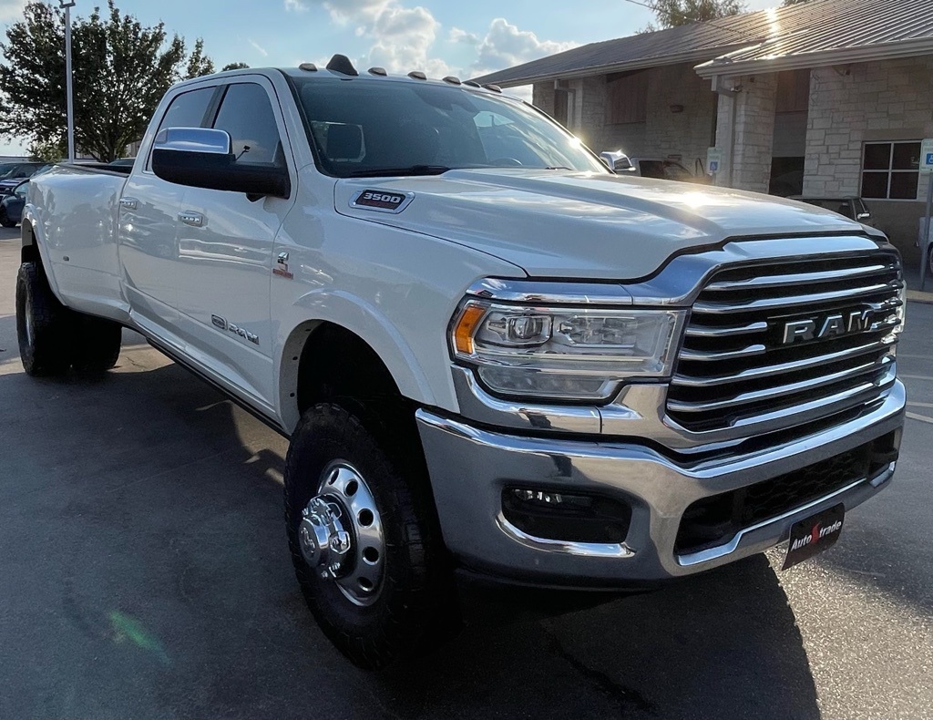2019 Ram 3500 Laramie Longhorn White at Classic Elite Chevrolet Sugar Land