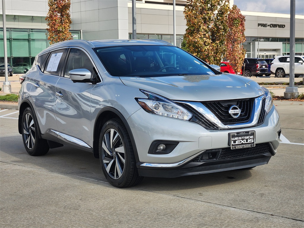 2018 Nissan Murano Platinum Silver at DeMontrond Mazda