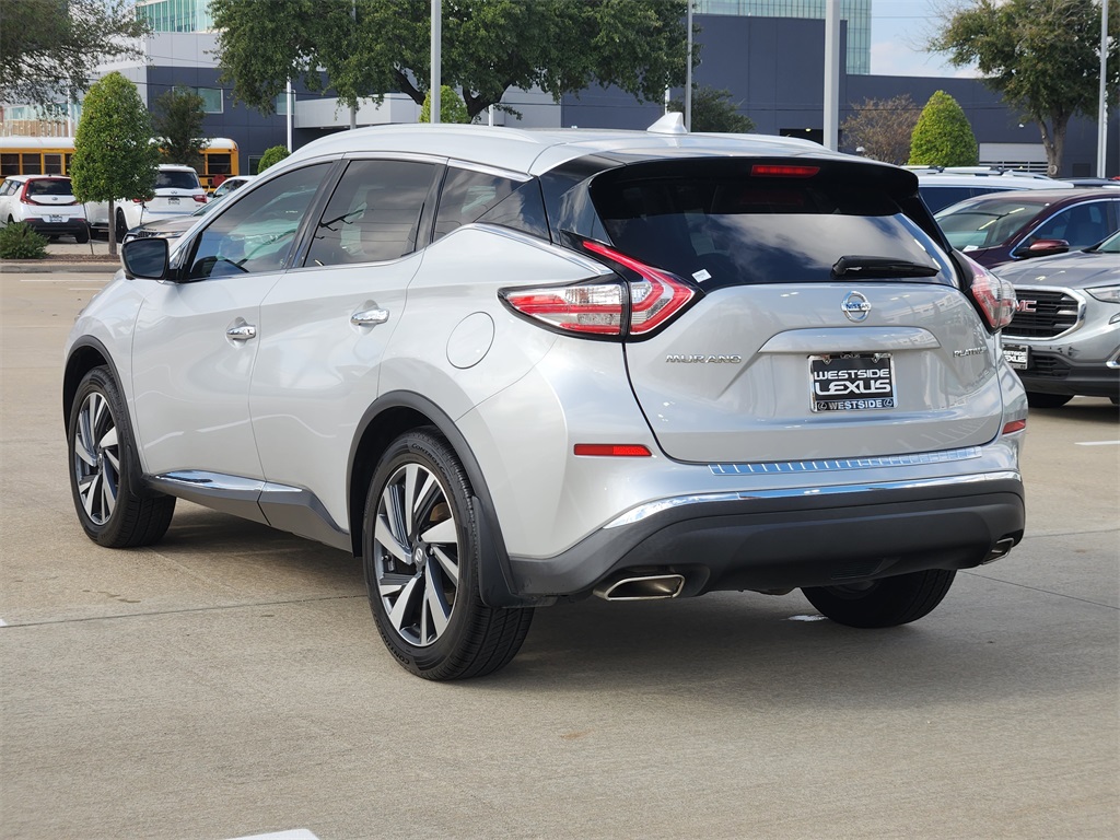 2018 Nissan Murano Platinum Silver at DeMontrond Mazda