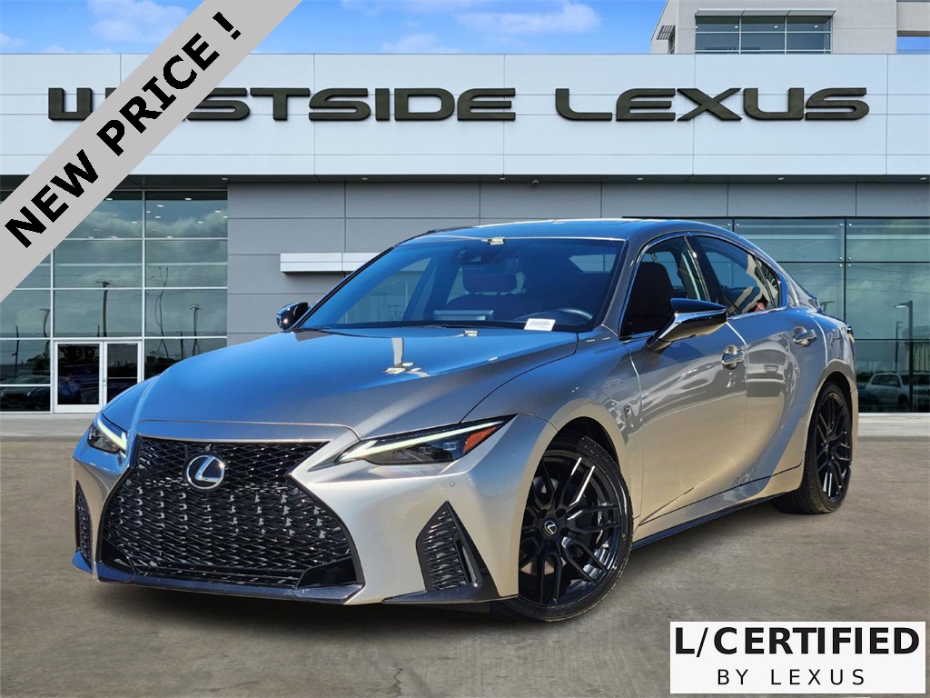 2021 Lexus IS 350 F SPORT Silver at South Houston Nissan