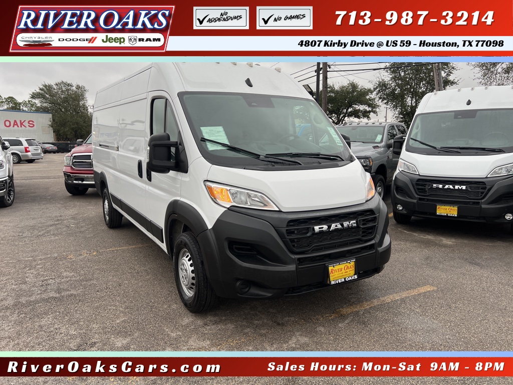 2025 Ram ProMaster 3500 High Roof White at Mac Haik CDJR North Houston