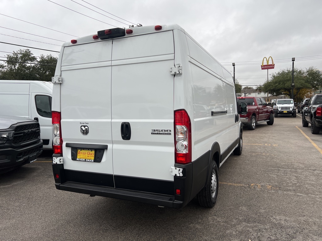 2025 Ram ProMaster 3500 High Roof White at Mac Haik CDJR North Houston