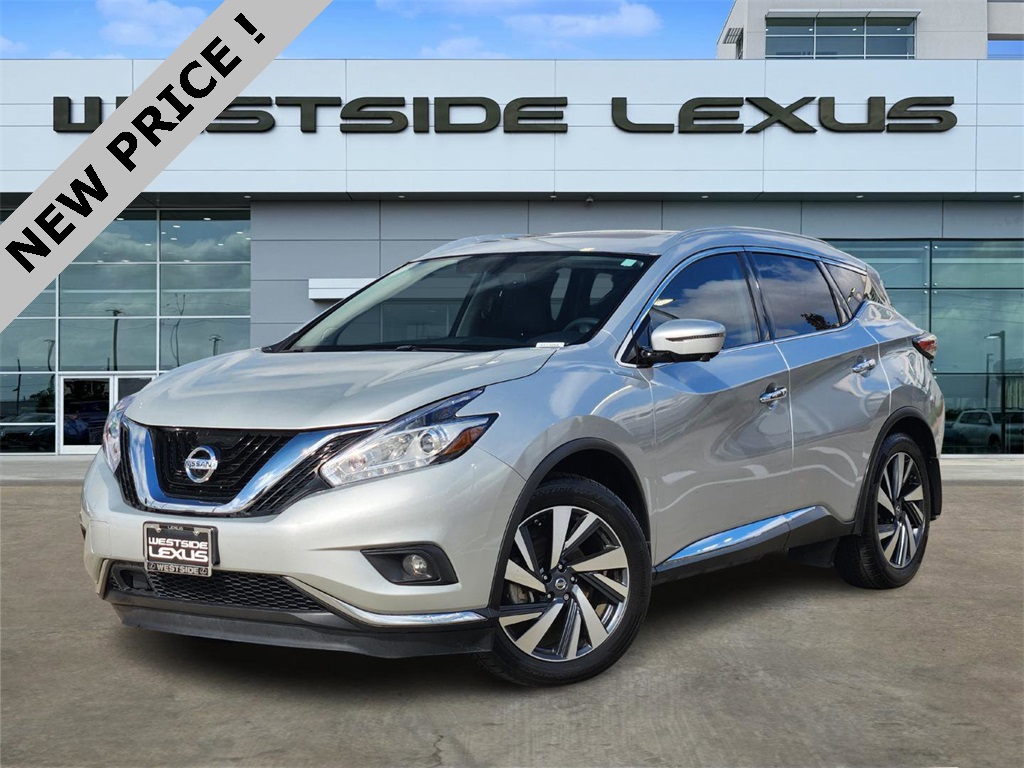 2018 Nissan Murano Platinum Silver at Don McGill Toyota