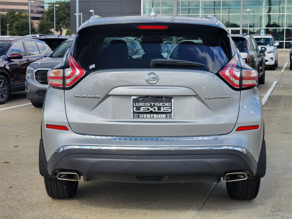 2018 Nissan Murano Platinum Silver at Don McGill Toyota