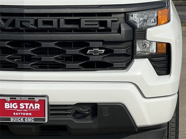 2023 Chevrolet Silverado 1500 Custom White at Classic Elite Chevrolet Sugar Land