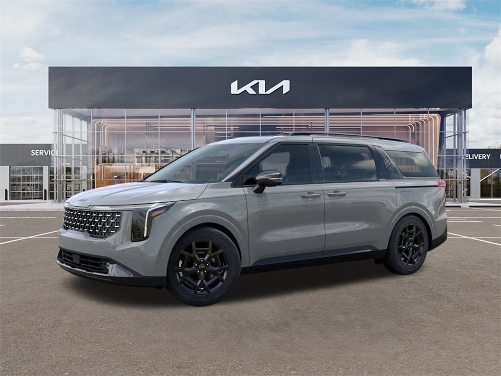 2026 Kia Carnival Hybrid SX Prestige Silver at Shottenkirk Kia Fort Bend
