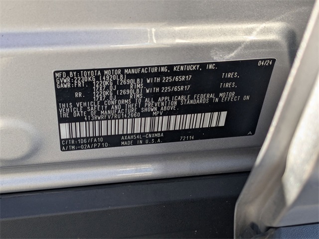 2024 Toyota RAV4 Hybrid XLE Silver at Davis Toyota of Orangeburg