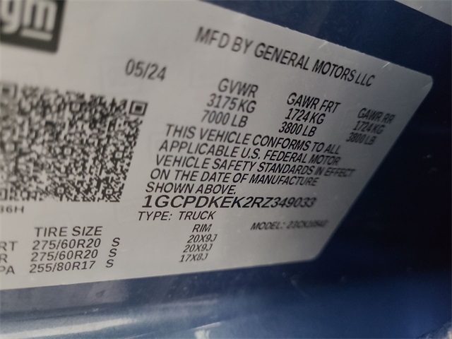 2024 – Chevrolet – Silverado 1500