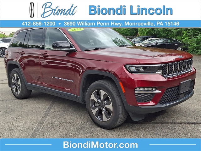 Velvet Red Pearlcoat 2022 Jeep Grand Cherokee 4xe 4WD SUV / Crossover Four-Wheel Drive 8-Speed Automatic