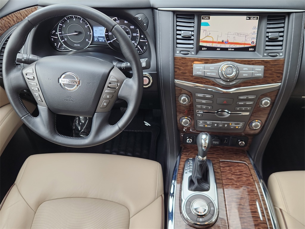 2018 Nissan Armada Platinum White at Big Star Chrysler Jeep Dodge Ram 