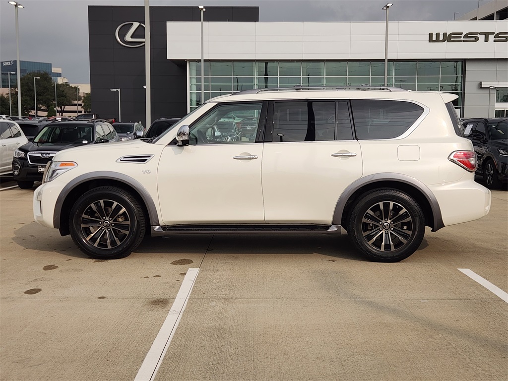 2018 Nissan Armada Platinum White at Big Star Chrysler Jeep Dodge Ram 