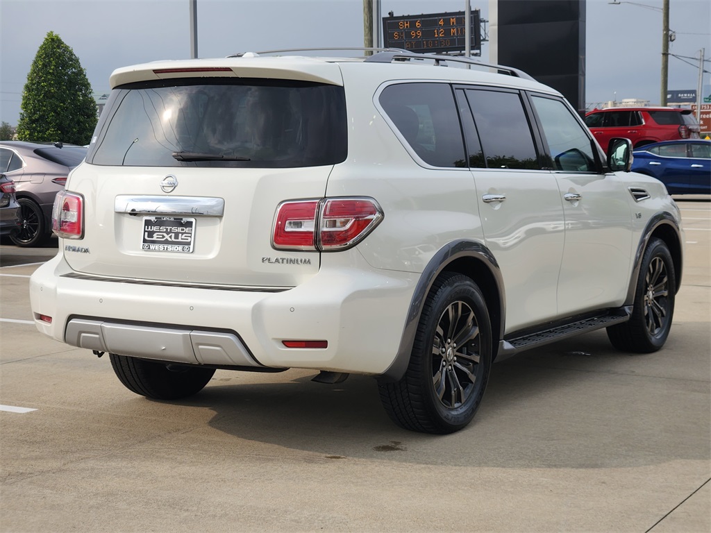 2018 Nissan Armada Platinum White at Big Star Chrysler Jeep Dodge Ram 