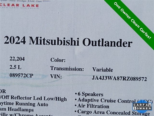 2024 Mitsubishi Outlander SEL Black Edition  at North Houston Mitsubishi