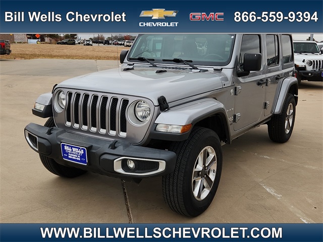 Used Car 2020 Jeep Wrangler  Unlimited Sahara For Sale Under $30,000 In Plainview, Texas