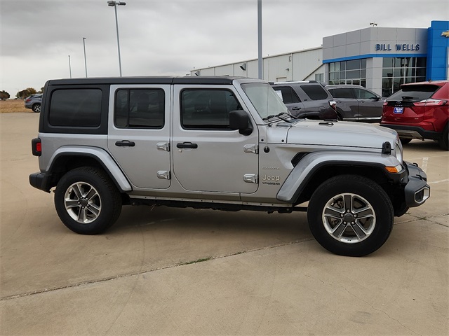 Used Car 2020 Jeep Wrangler  Unlimited Sahara For Sale Under $30,000 In Plainview, Texas