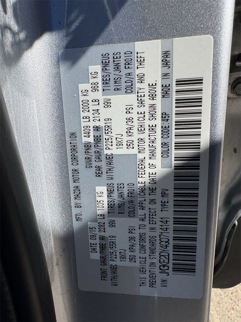 2016 Mazda CX-5 Grand Touring Silver at Durrett Motor Company