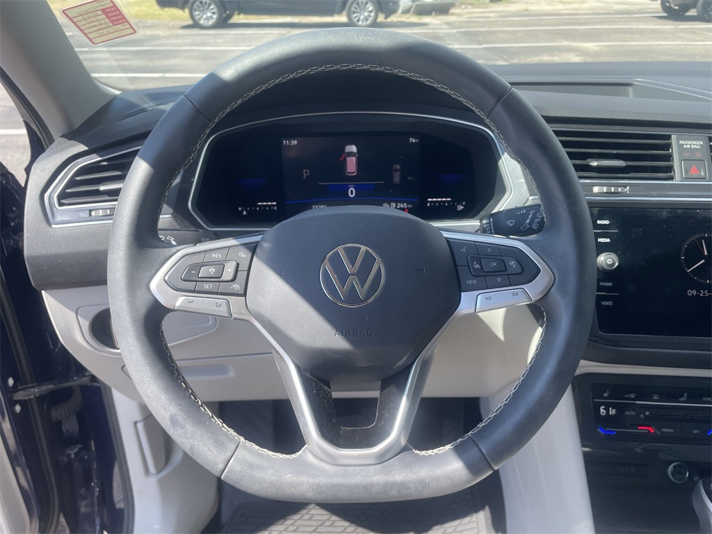 2023 Volkswagen Tiguan 2.0T SE Blue at DeMontrond Automotive Group