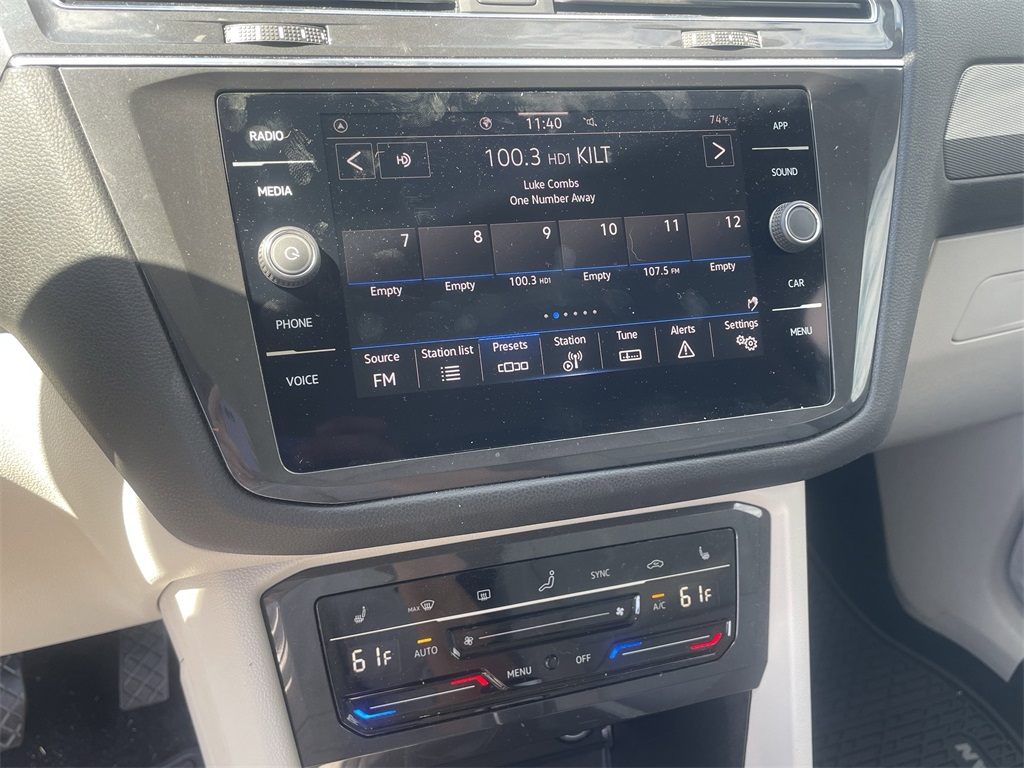 2023 Volkswagen Tiguan 2.0T SE Blue at DeMontrond Automotive Group