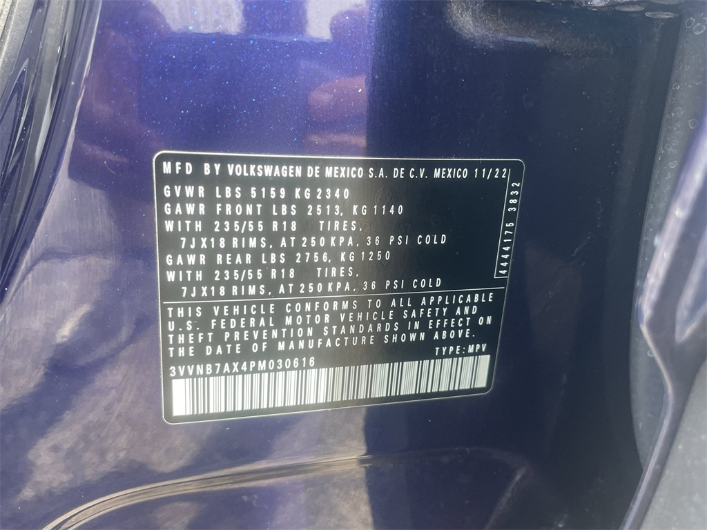 2023 Volkswagen Tiguan 2.0T SE Blue at DeMontrond Automotive Group