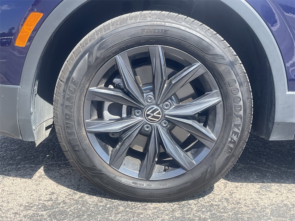 2023 Volkswagen Tiguan 2.0T SE Blue at DeMontrond Automotive Group
