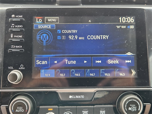 2019 Honda Civic Sport  at DeMontrond Mazda