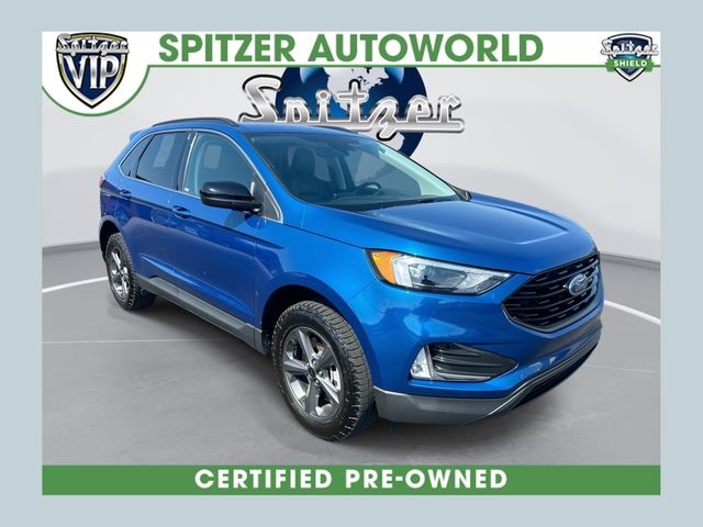 Atlas Blue Metallic 2022 Ford Edge SUV / Crossover All-Wheel Drive 8-Speed Automatic
