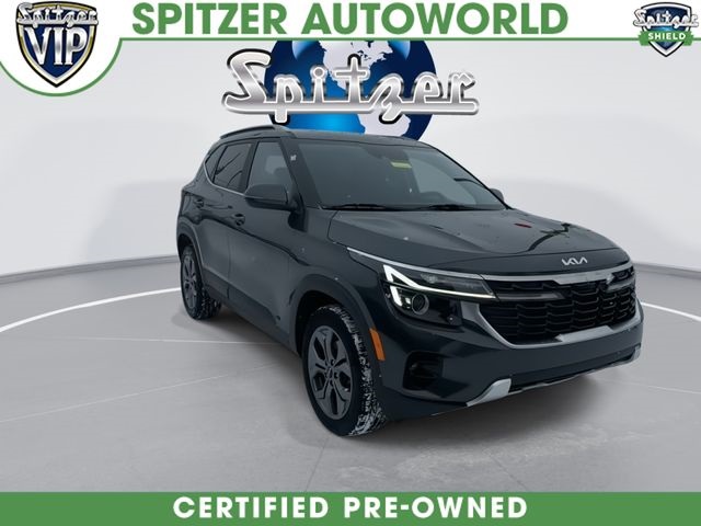 Gravity Gray 2024 Kia Seltos S AWD SUV / Crossover All-Wheel Drive Continuously Variable Transmission