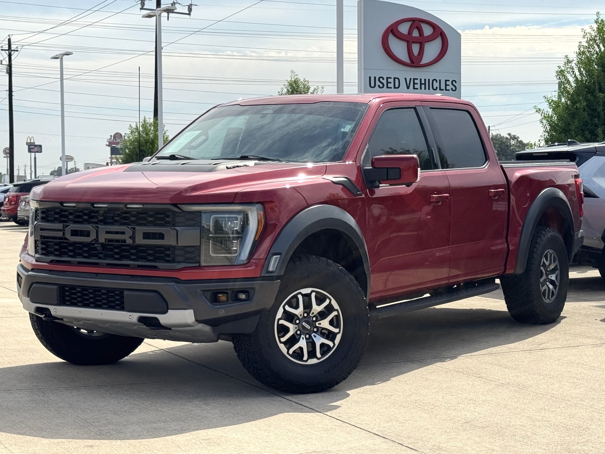 2023 Ford F-150 Raptor Red at Texan Dodge Chrysler Jeep Ram