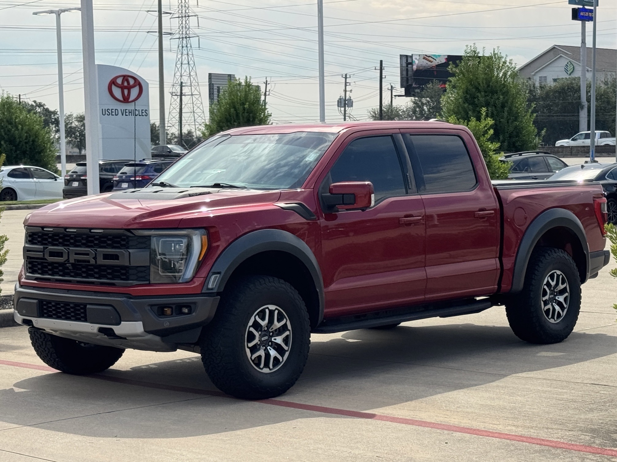 2023 Ford F-150 Raptor Red at Texan Dodge Chrysler Jeep Ram