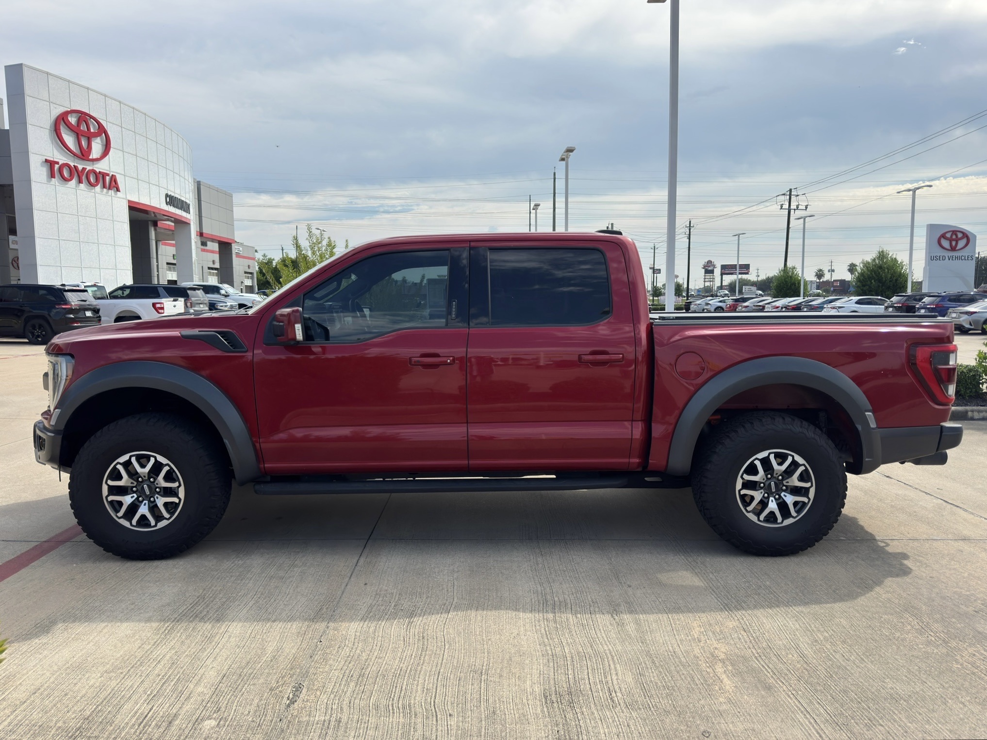 2023 Ford F-150 Raptor Red at Texan Dodge Chrysler Jeep Ram