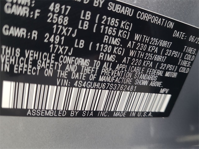 2025 – Subaru – Crosstrek