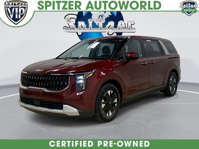 Flare Red 2025 Kia Carnival Hybrid LXS FWD Minivan Front-Wheel Drive 6-Speed Automatic