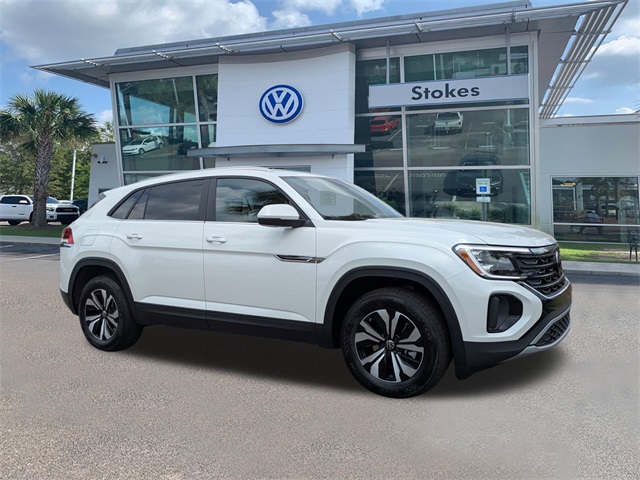 2026 Volkswagen Atlas Cross Sport 2.0T SE White at Stokes Volkswagen