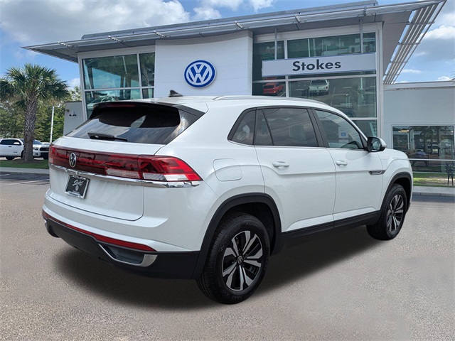 2026 Volkswagen Atlas Cross Sport 2.0T SE White at Stokes Volkswagen
